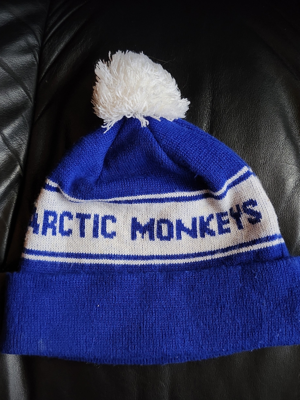 Arctic Monkeys and White Pom Pom Beanie- Official Merch